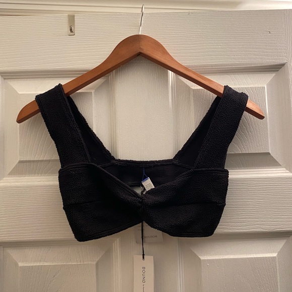 Bound by Bond-Eye The Sonny Crop Bikini Top Black OS - Picture 2 of 4